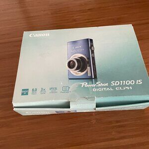 Canon PowerShot SD1100 IS Digital ELPH, Blue with Charger, SD card